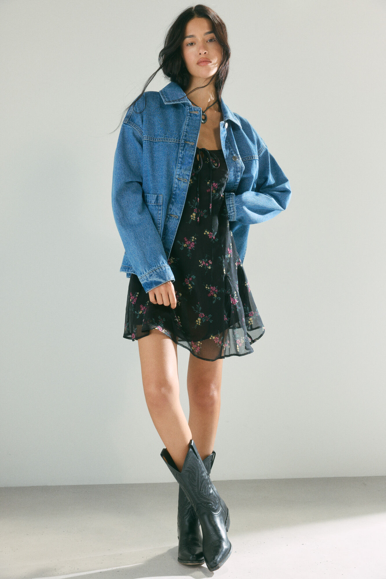 High Spirits Vestido Gaia negro