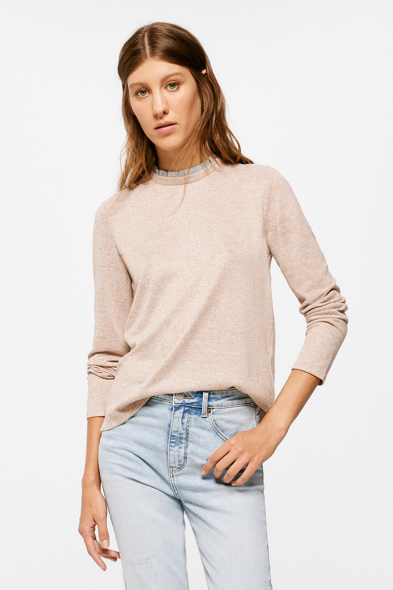 Springfield Playera Cuello Bimateria