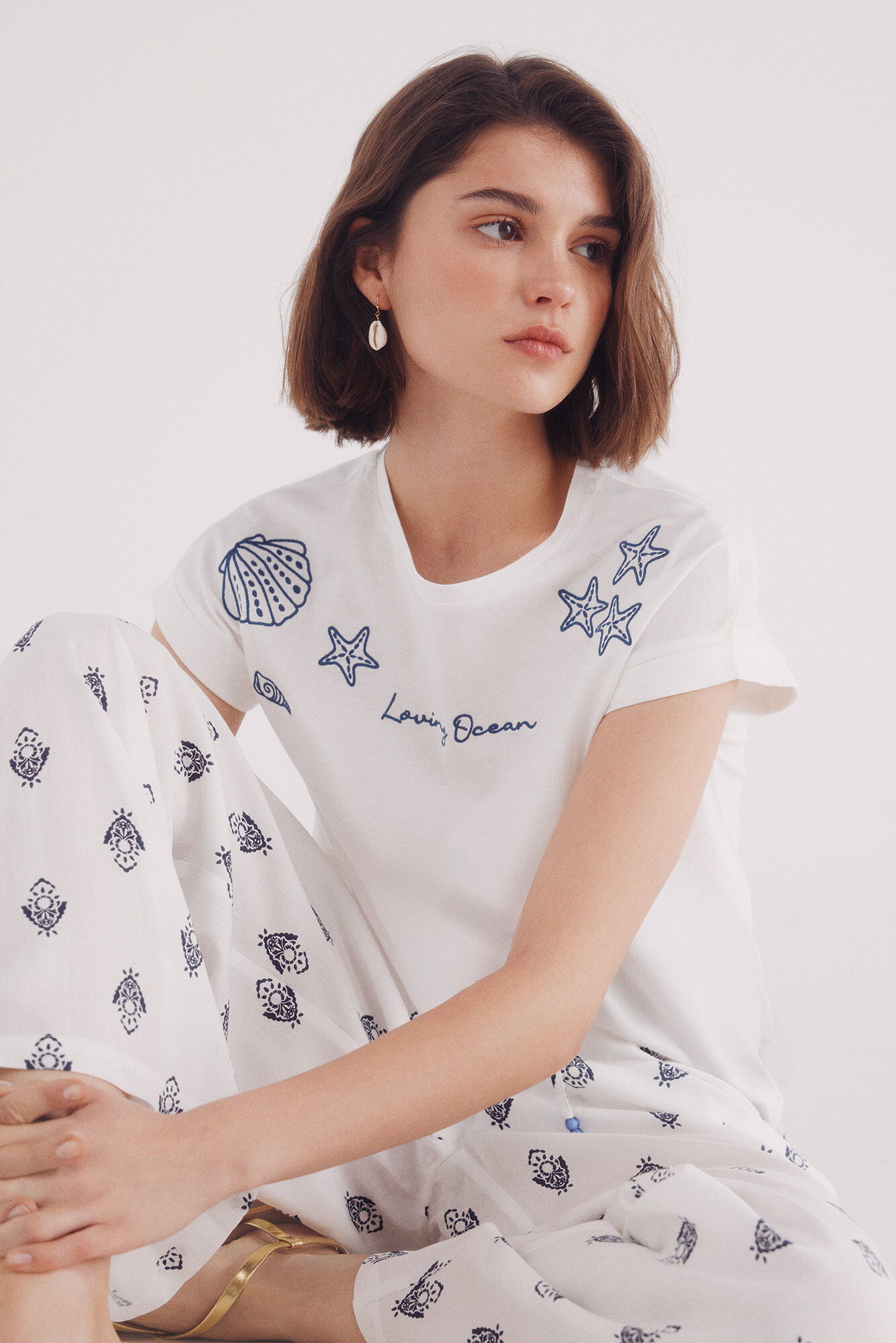 Springfield Playera "Loving dream" caf&eacute;