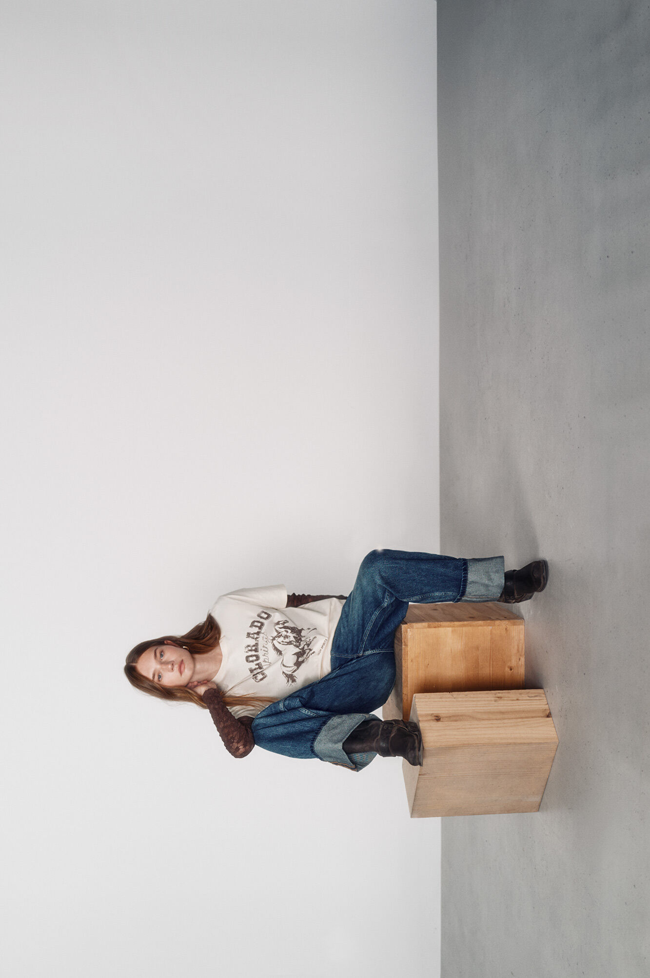 High Spirits Playera Stetson caf&eacute;