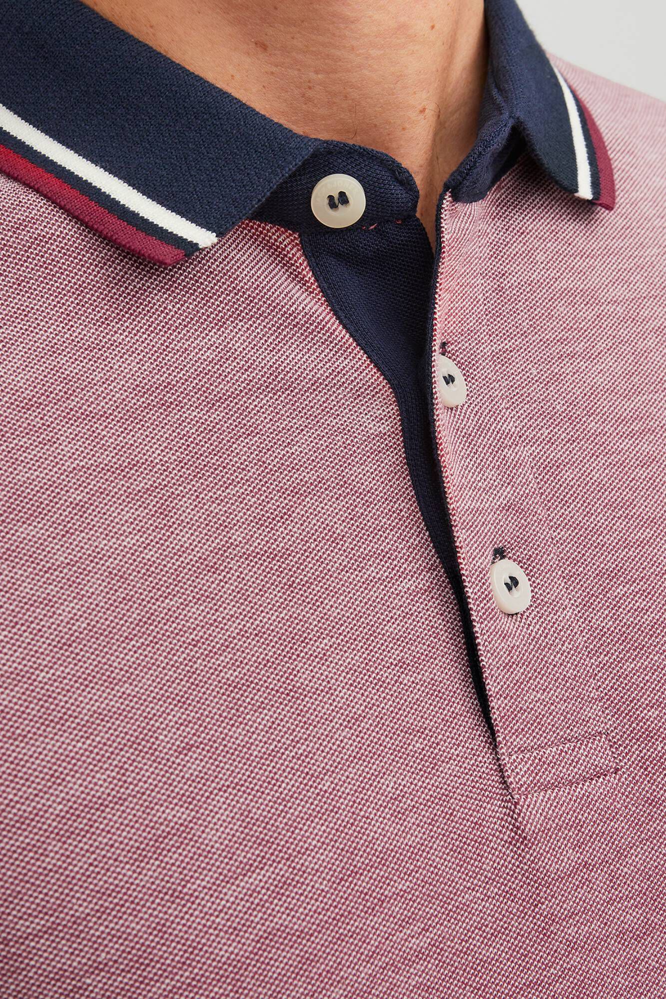 Jack & Jones Polo slim fit rojo