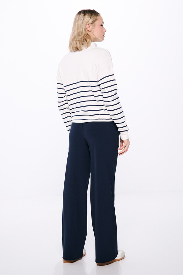 Springfield Pantalón jogger básico marino