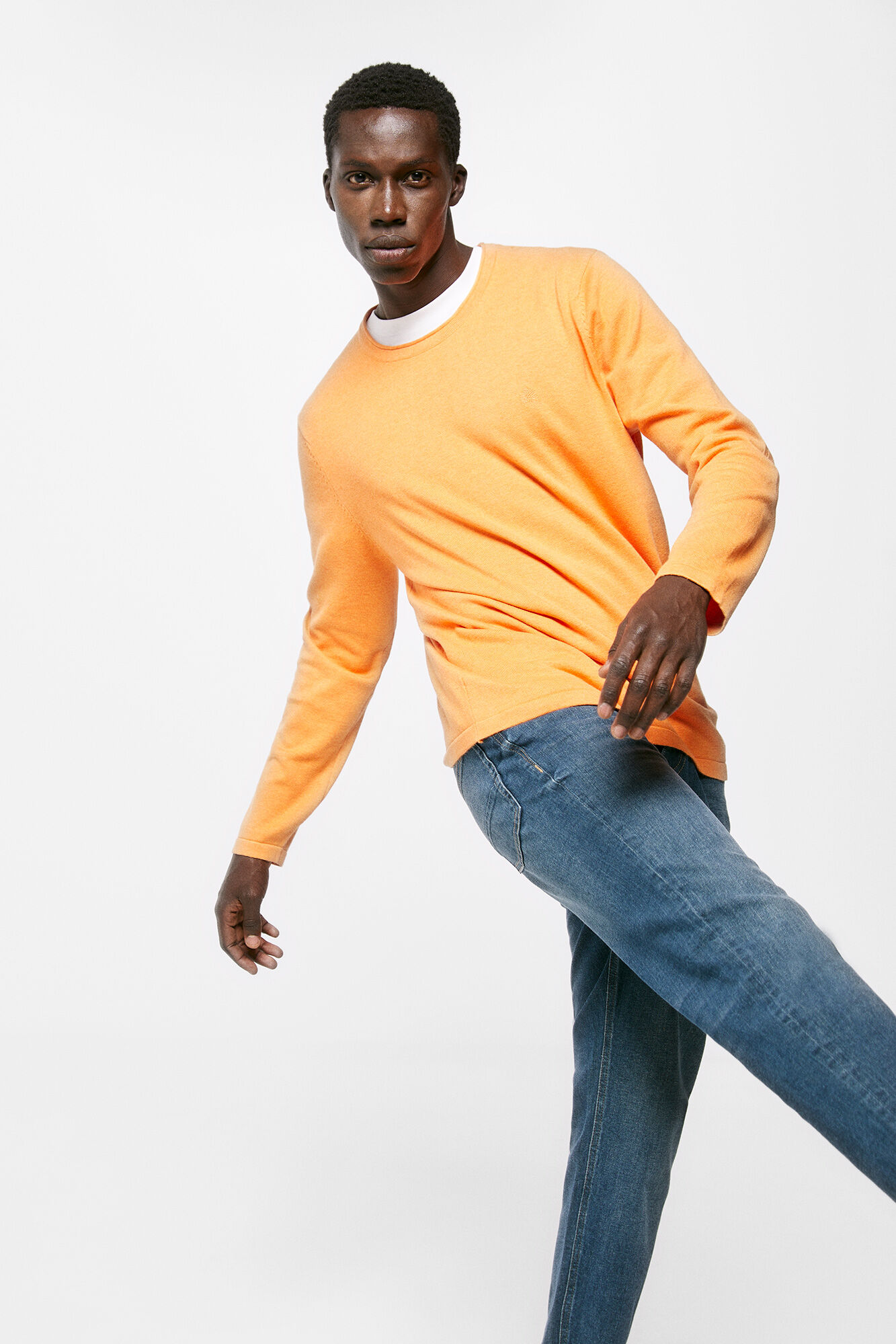 Springfield Jeans slim ligero azul verdoso lavado medio oscuro turquesa