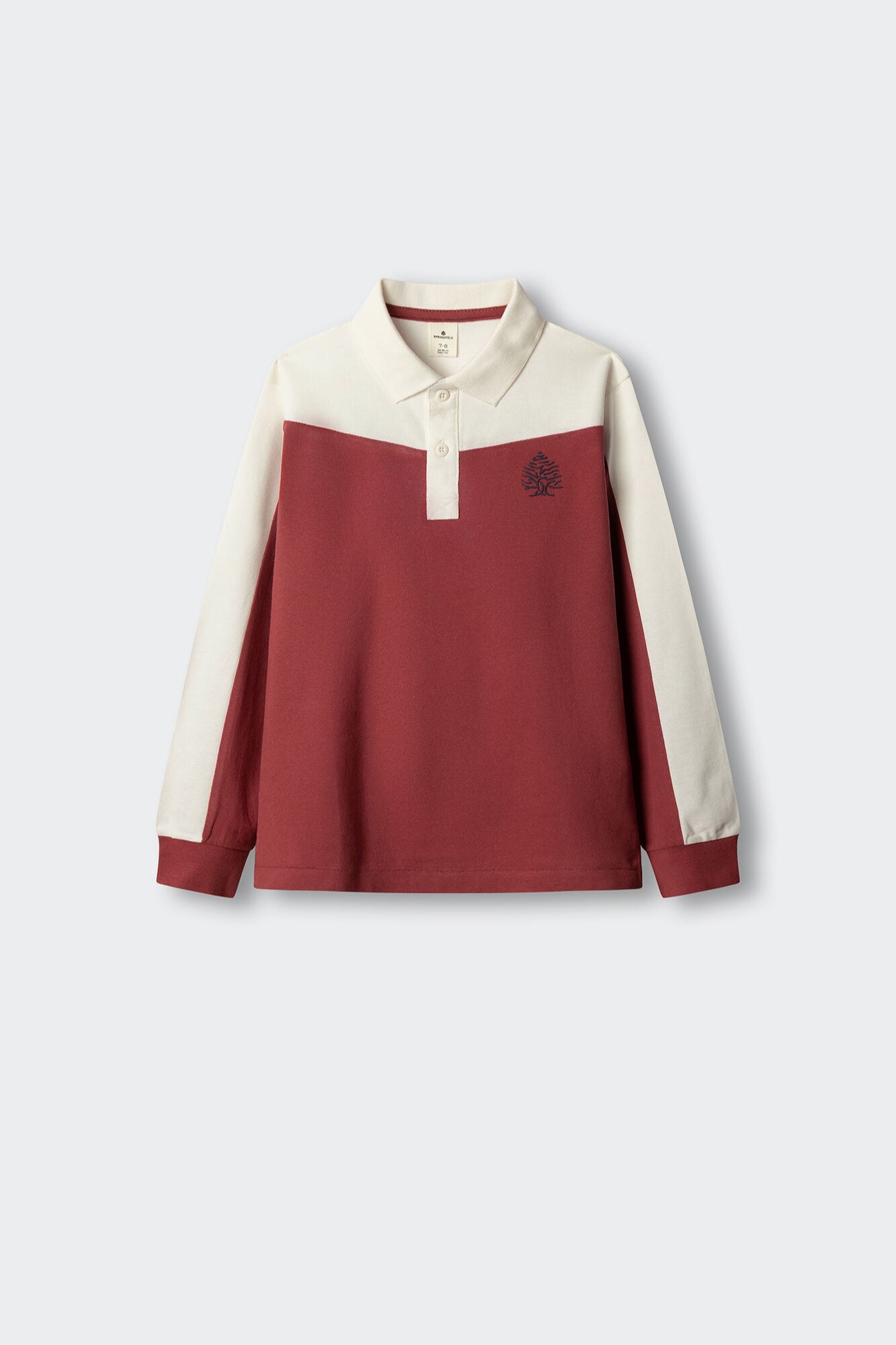 Springfield Kids Polo manga larga con cortes para ni&ntilde;o