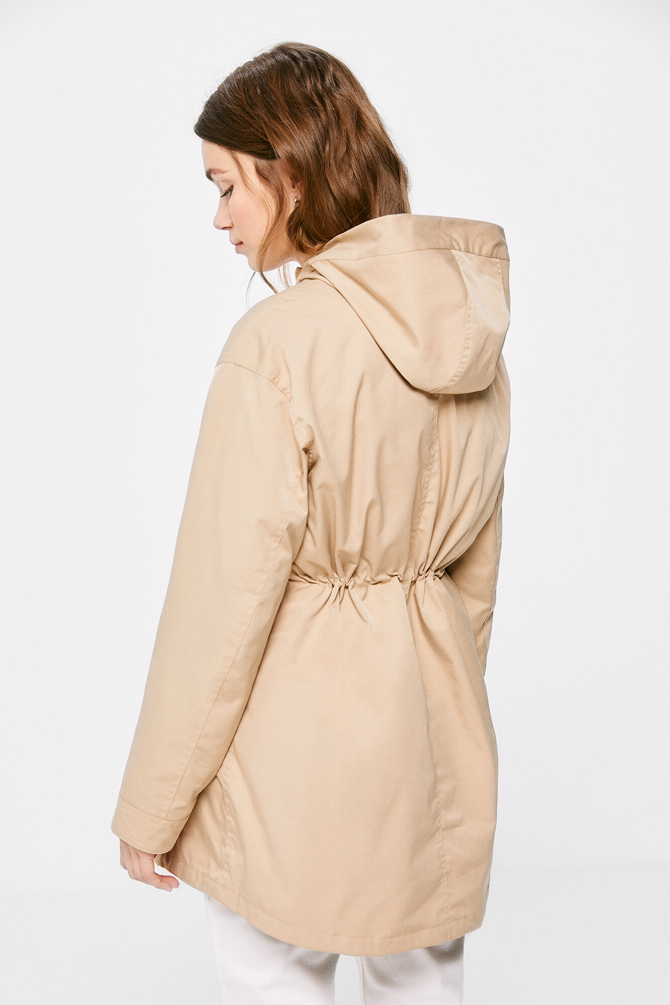Parka Algodon Desmontable Abrigos para mujer Springfield MX