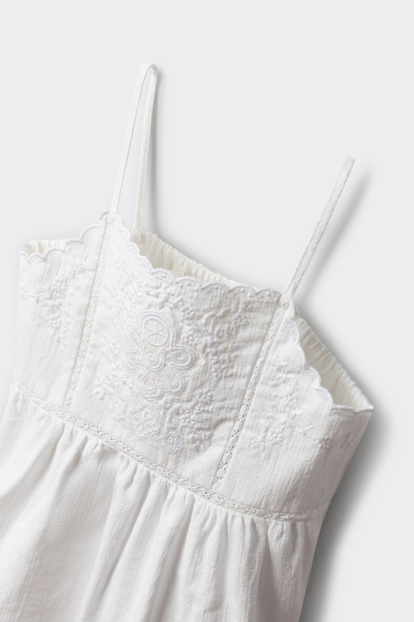 Springfield Kids Top bordado para ni&ntilde;a marfil