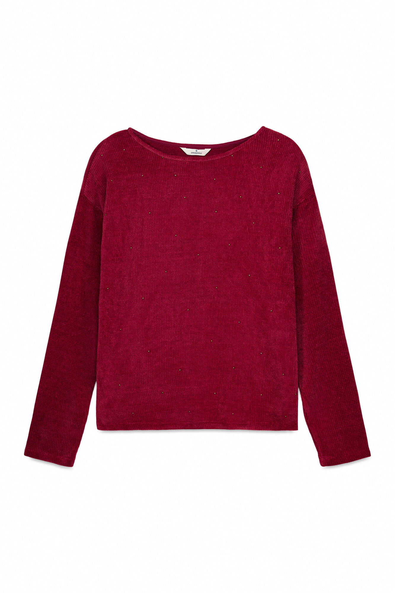 Springfield Playera con tachuelas p&uacute;rpura