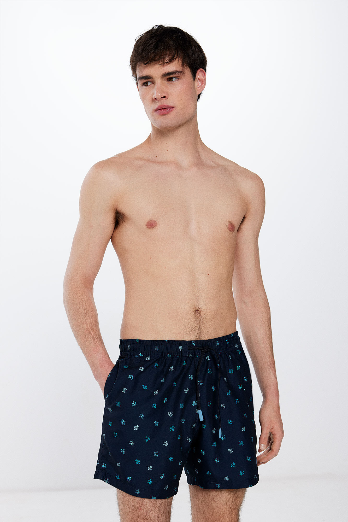 Traje de bano estampado tortugas Banadores de hombre Springfield MX