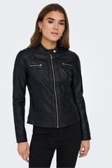 Springfield Chamarra biker piel vegana negro