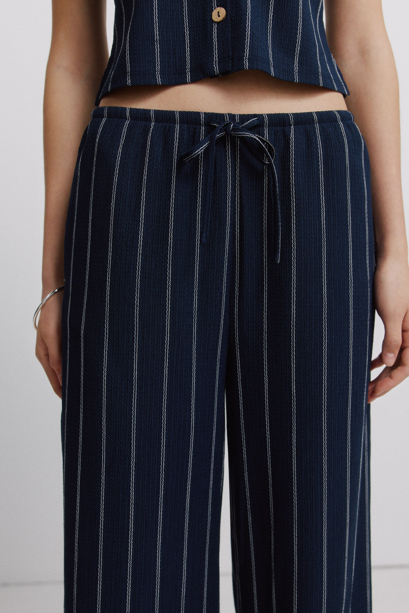 Springfield Pantal&oacute;n fluido azulado