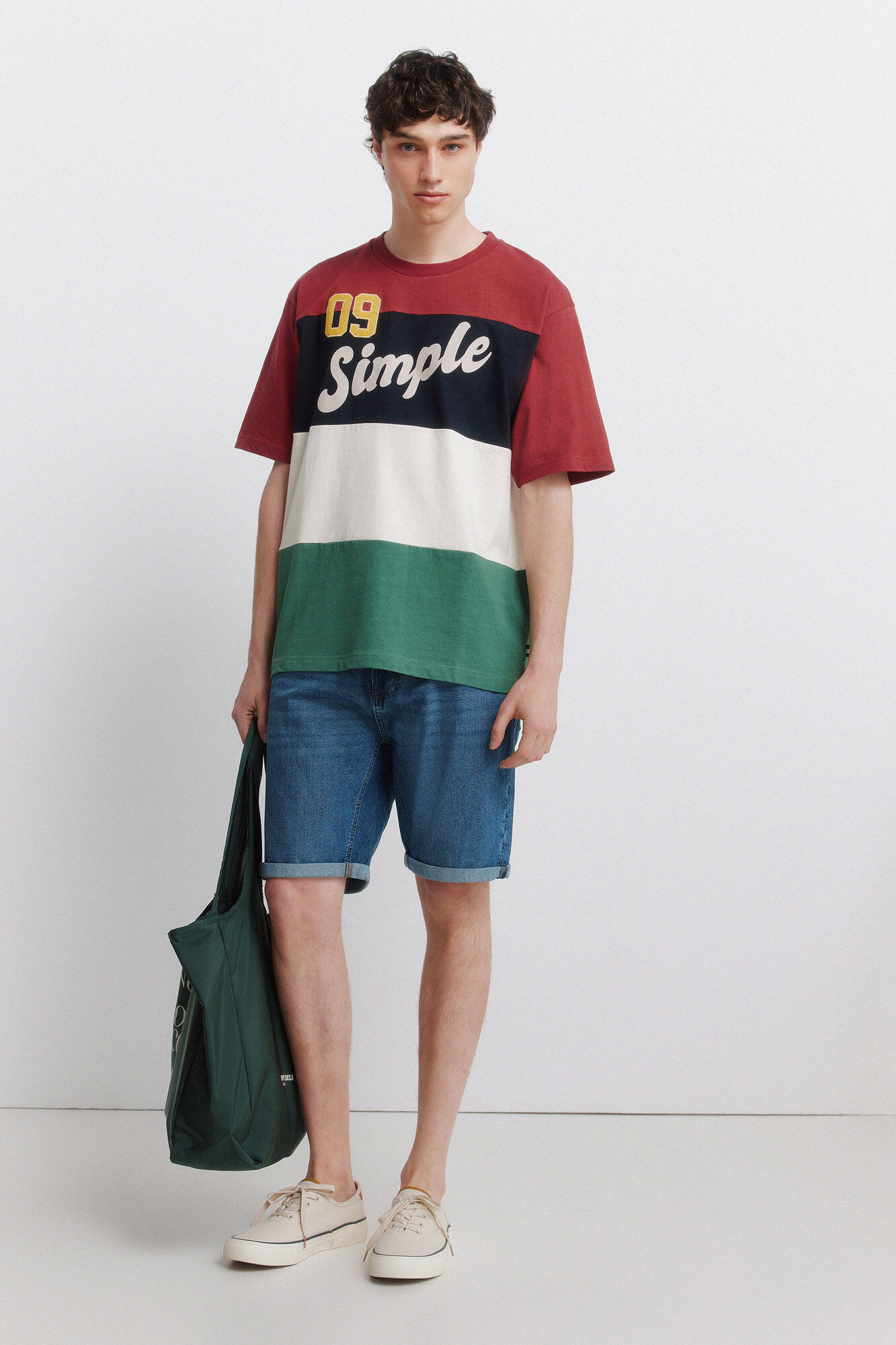 Springfield Playera sencilla 09 rojo