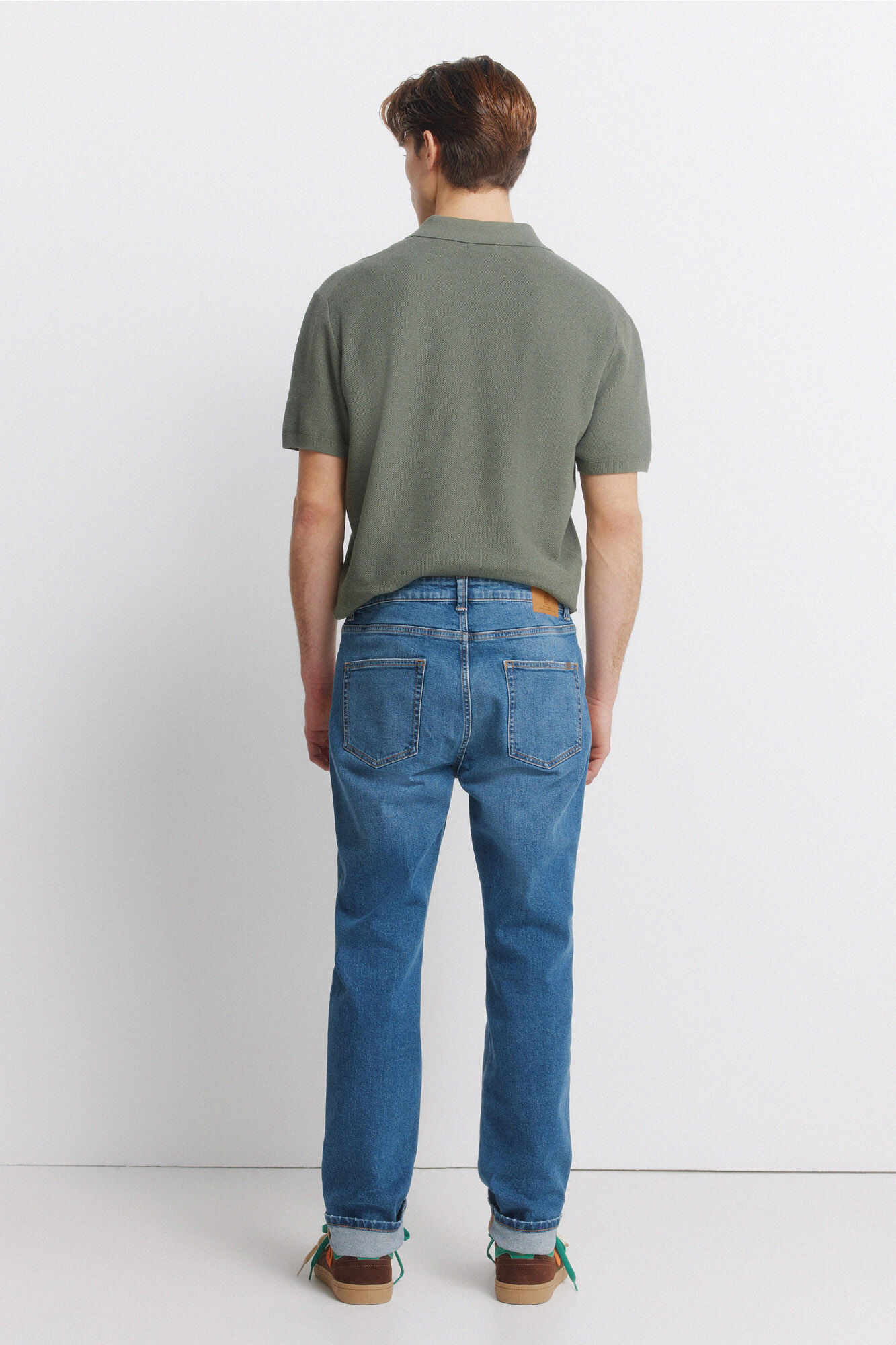 Springfield Jeans lavado medio slim fit azul
