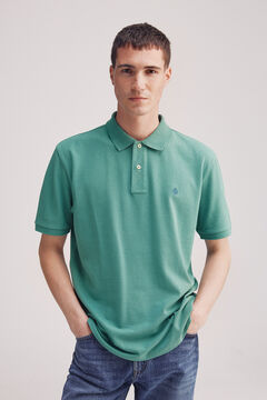 Springfield Polo piqué básico regular fit verde