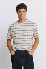 Springfield Playera Aop &eacute;tnica azul