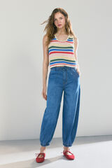 High Spirits Jeans con lazo azul