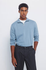 Springfield cierre de jersey azul