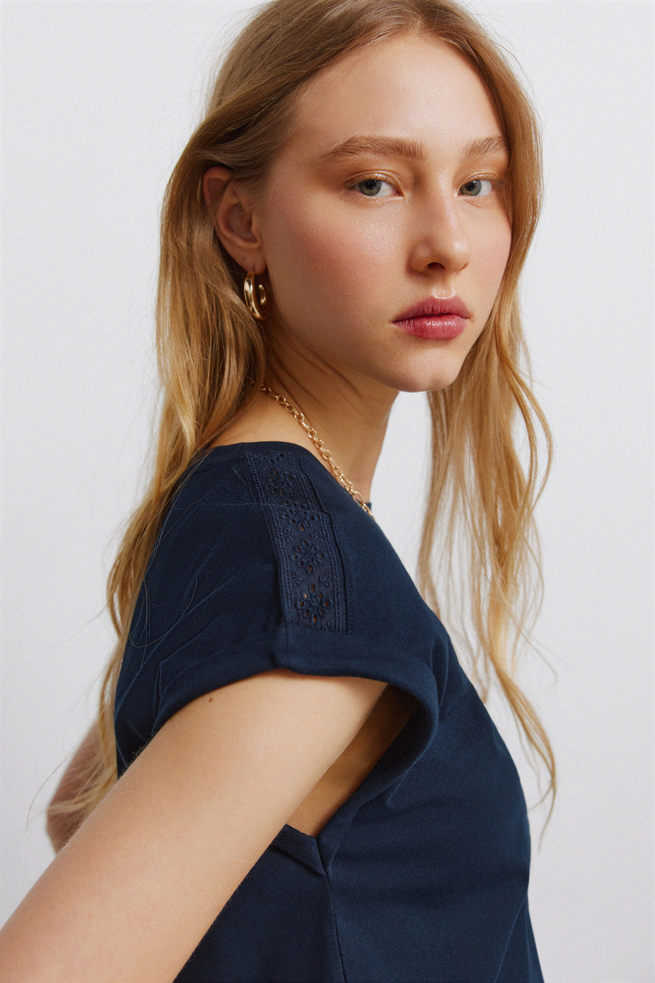 Springfield Playera de crochet de hombro