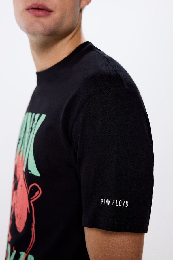 Springfield Playera Pink Floyd negro