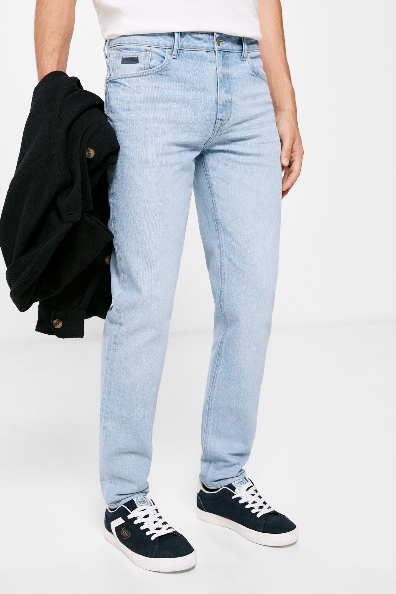 Jeans slim lavado claro Pantalones para hombre Springfield MX