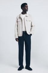 Springfield Pantalón chino jogger comfort fit azul