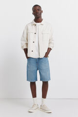 Springfield Bermuda de mezclilla regular fit azul