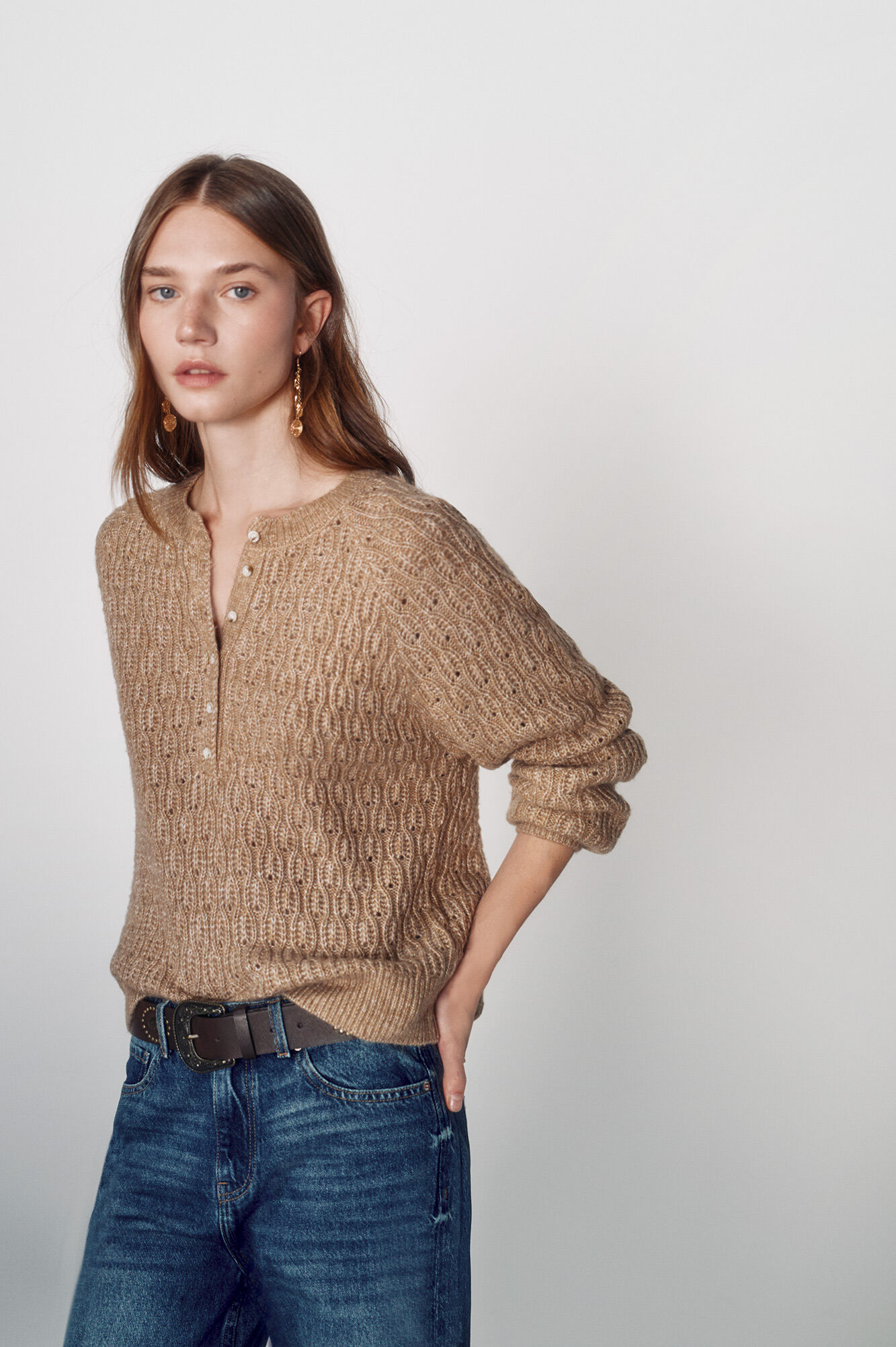 High Spirits Su&eacute;ter Braid caf&eacute;