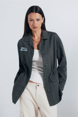 Springfield Sobrecamisa militar parches kaki