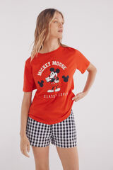 Springfield Playera gráfica Mickey Mouse rojo