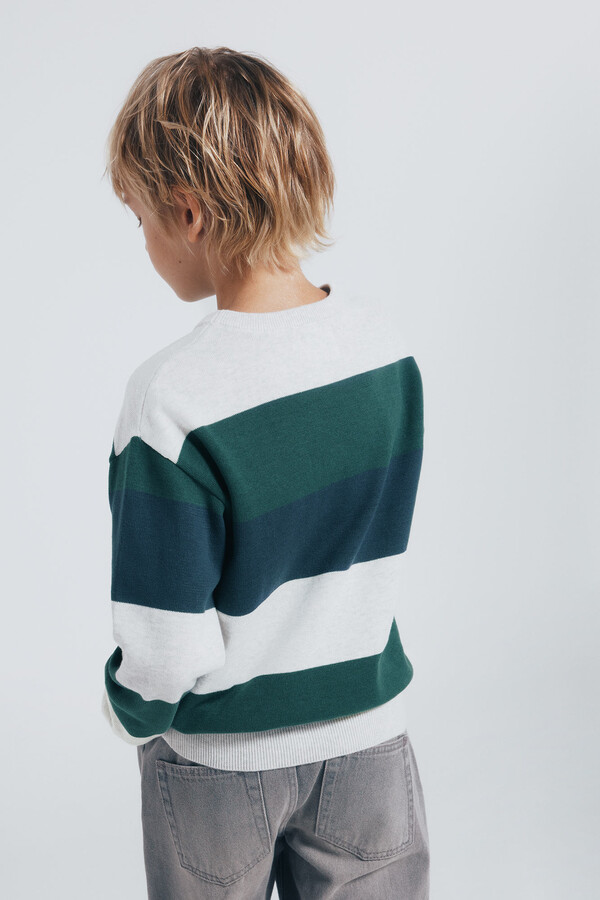 Springfield Kids Jersey básico rayas niño caza oscuro