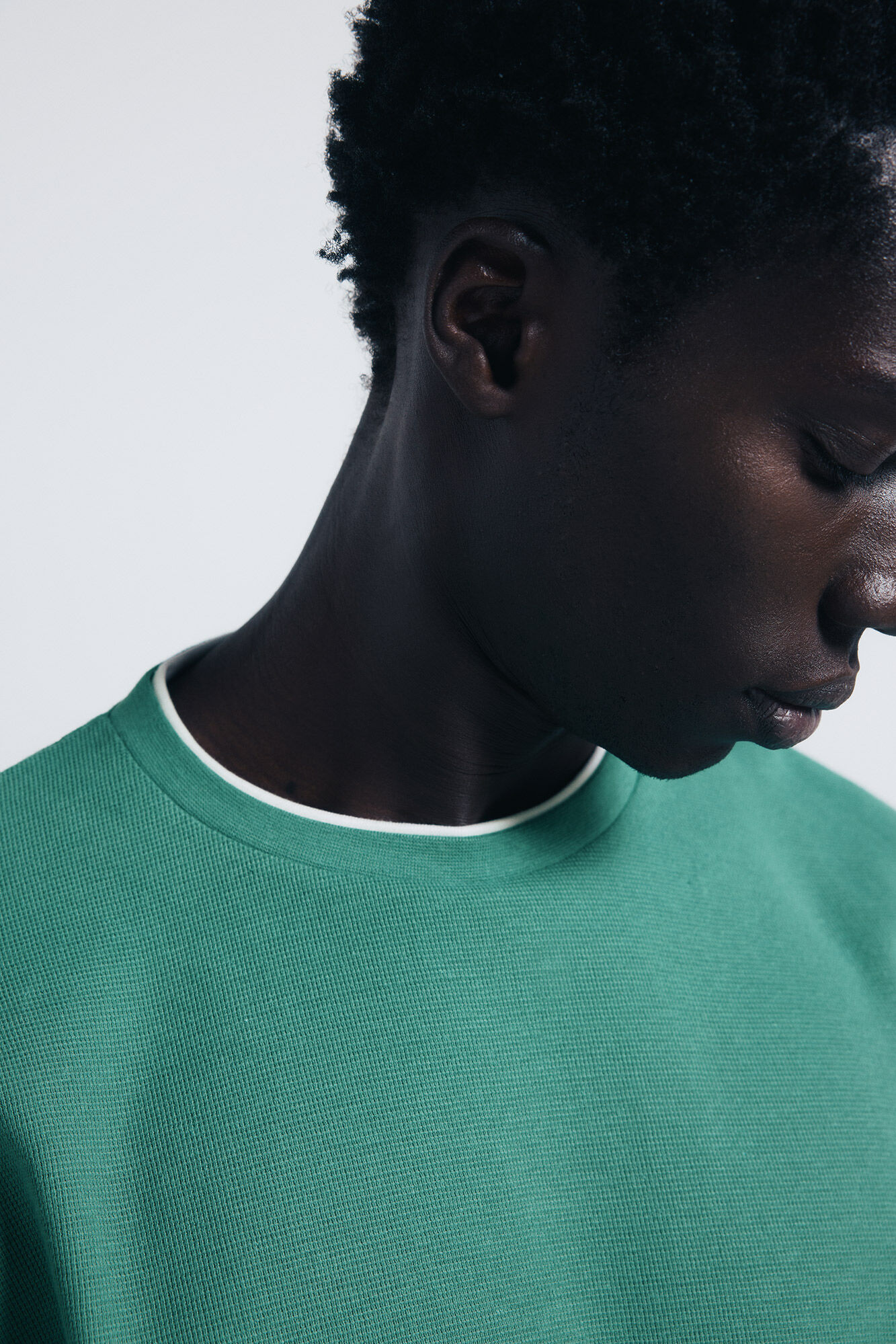 Springfield Camiseta doble mini waffle