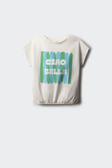 Springfield Playera Ciao Bella niña natural