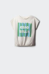 Springfield Playera Ciao Bella niña natural