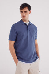 Springfield Polo piqué básico regular fit azul