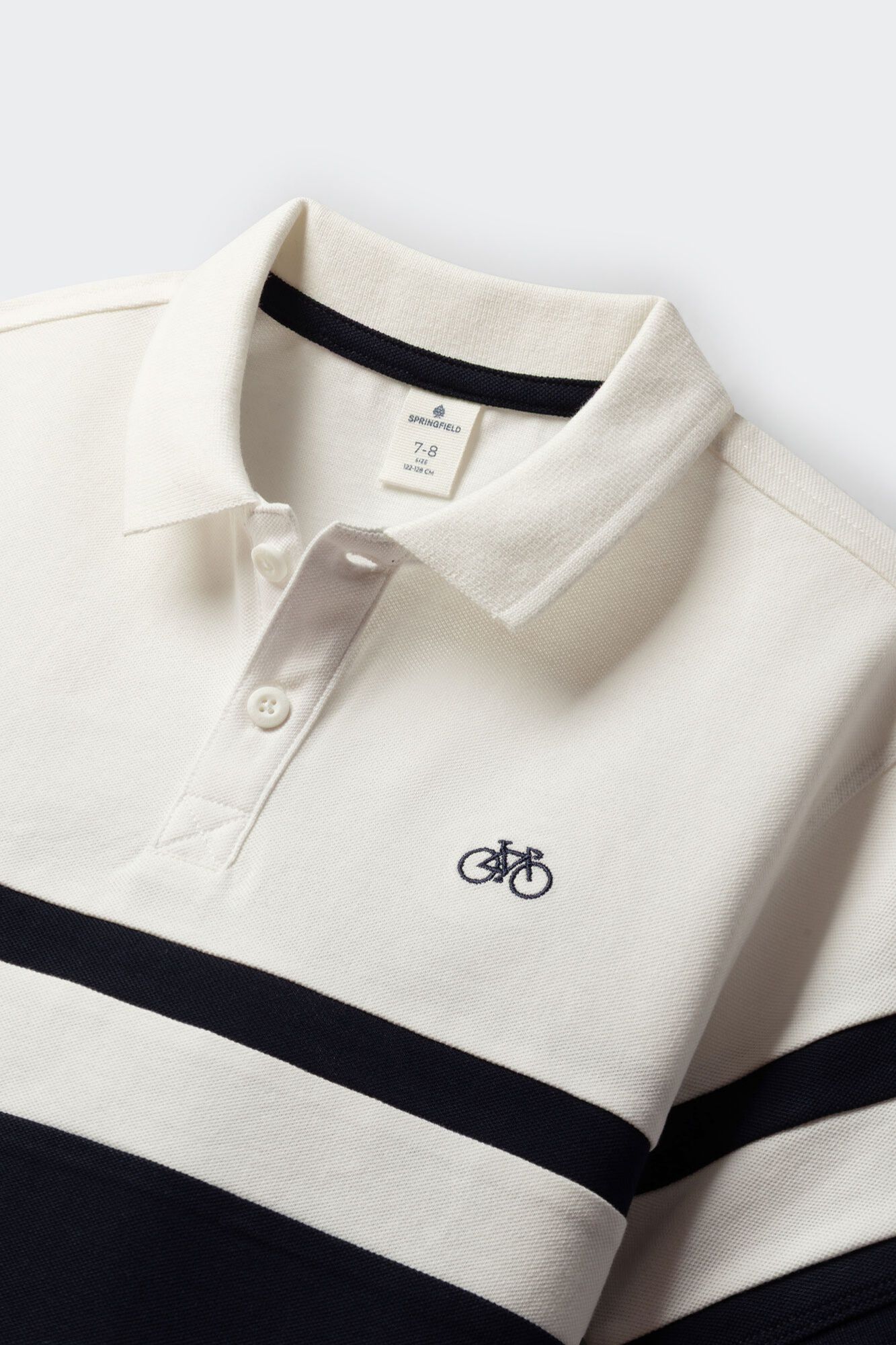 Springfield Kids Polo a rayas para ni&ntilde;o marino