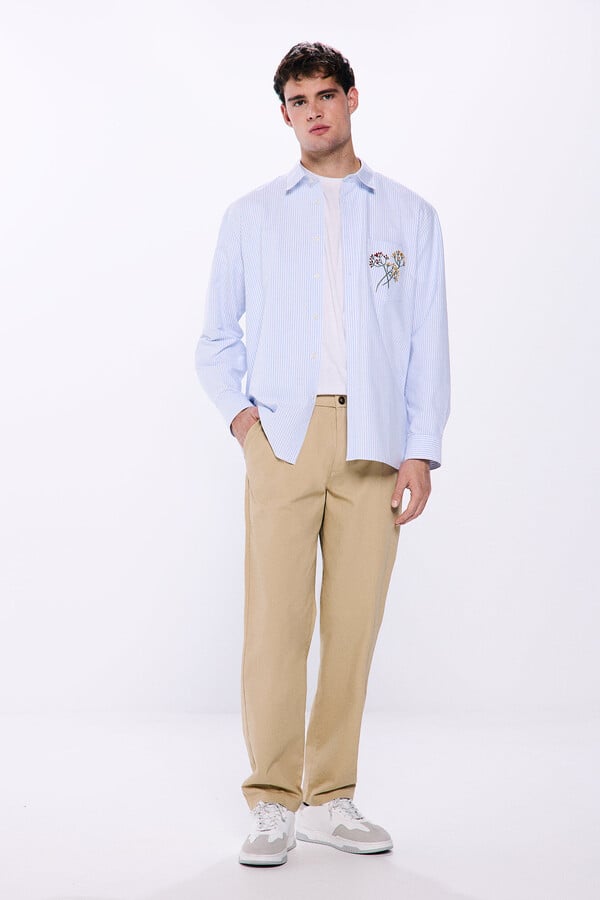 Springfield Pantalón comfort  beige