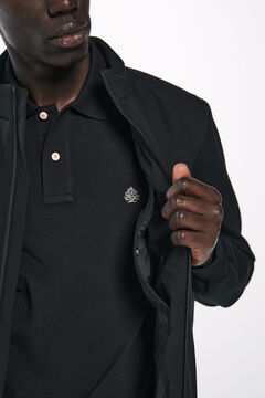 Springfield Chamarra acolchada combinada negro