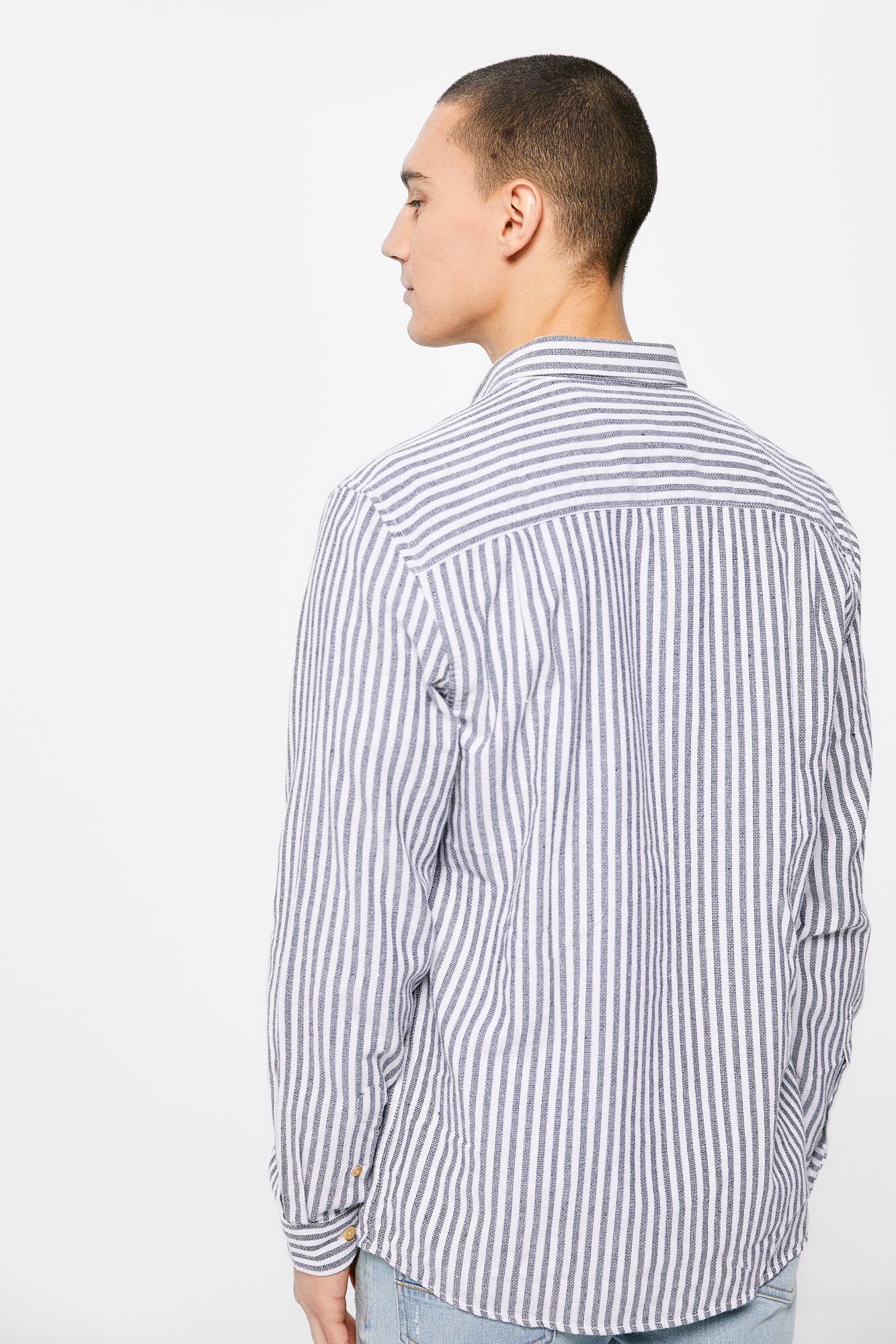 Springfield Camisa rayas marino