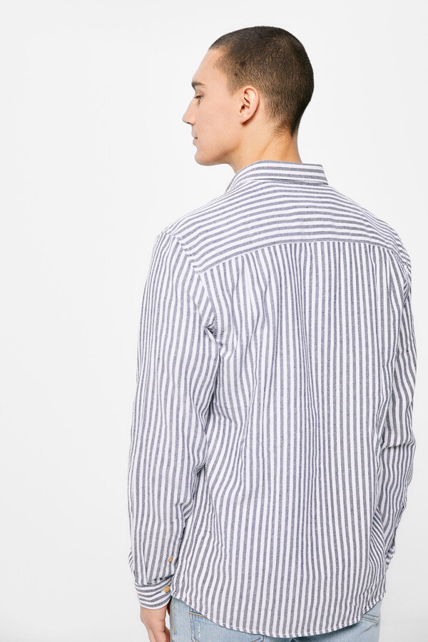 Springfield Camisa rayas marino