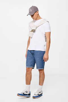 Springfield Bermuda vaquera regular fit azul