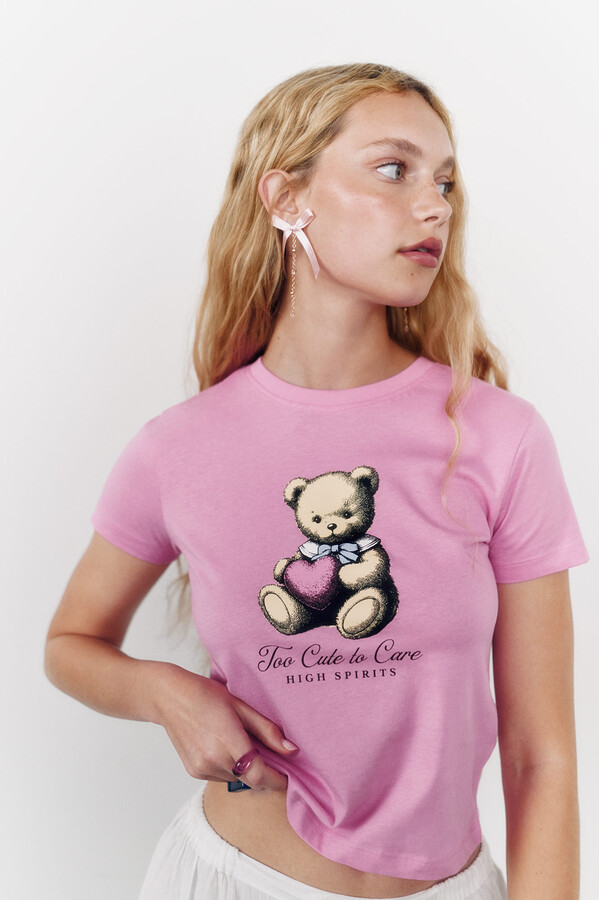 High Spirits Camisa "Jelly" rosa