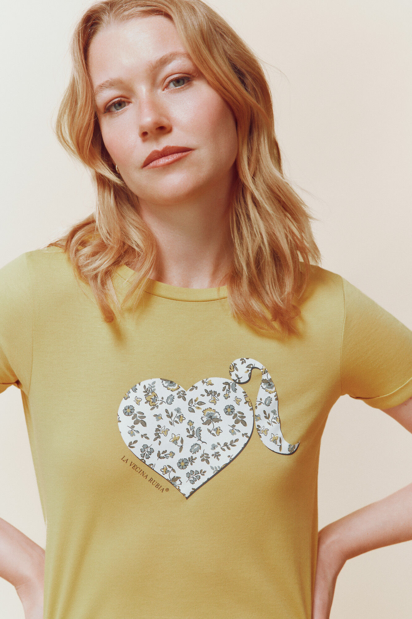 Springfield Playera "Coraz&oacute;n con pelazo"