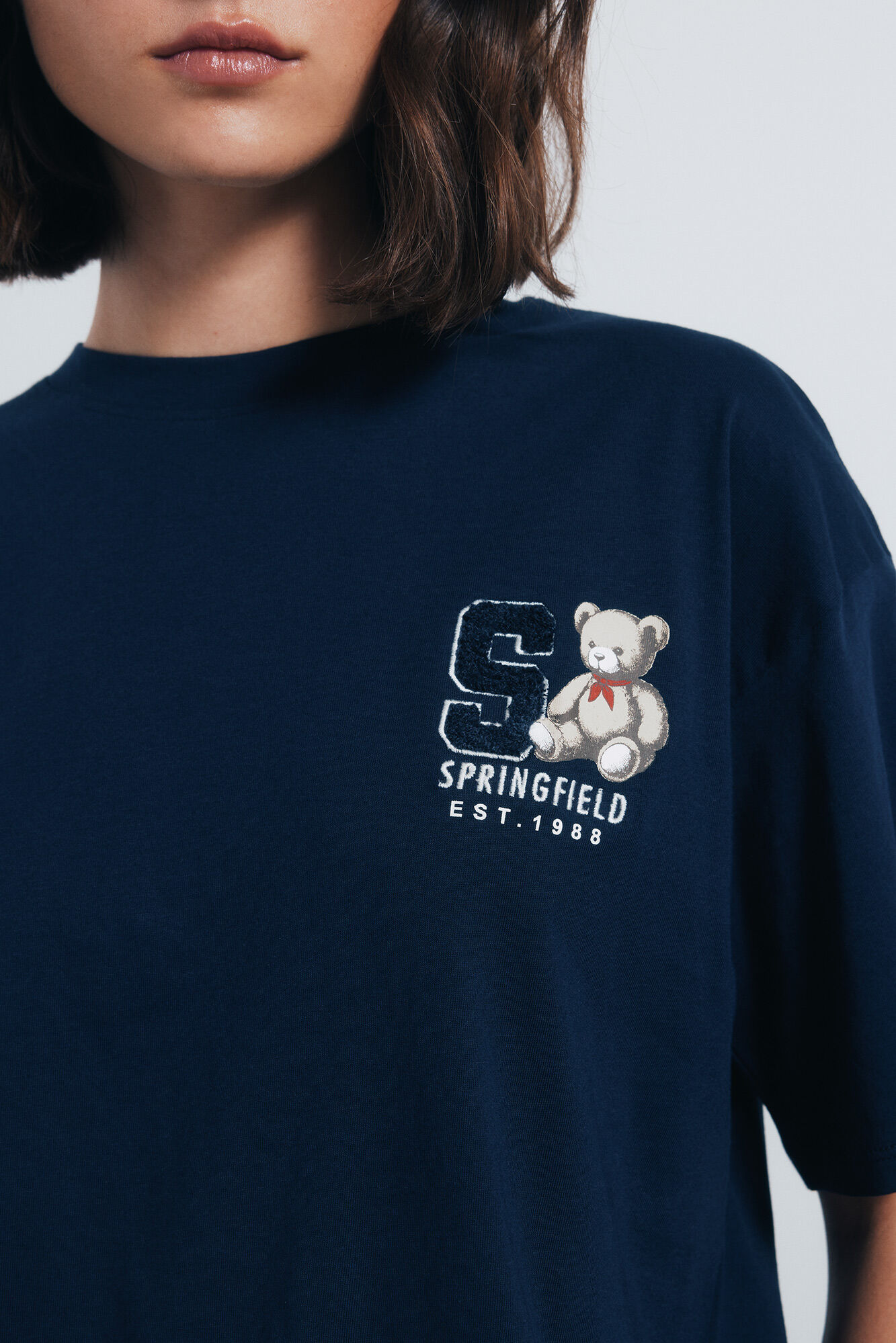 Springfield Playera gr&aacute;fica marino