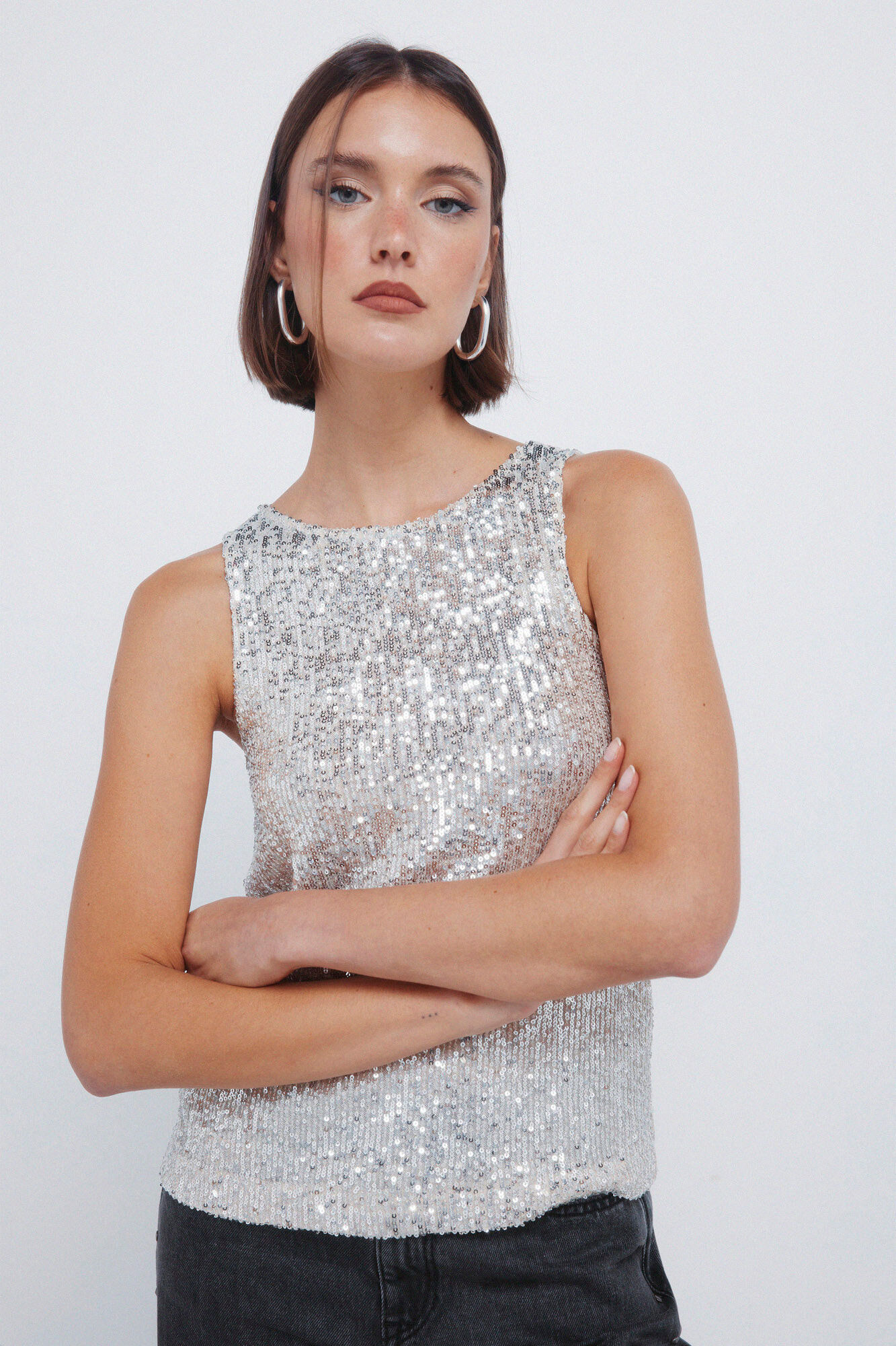 Springfield Playera con lentejuelas