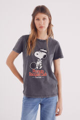 Springfield Playera "Peanuts" gris