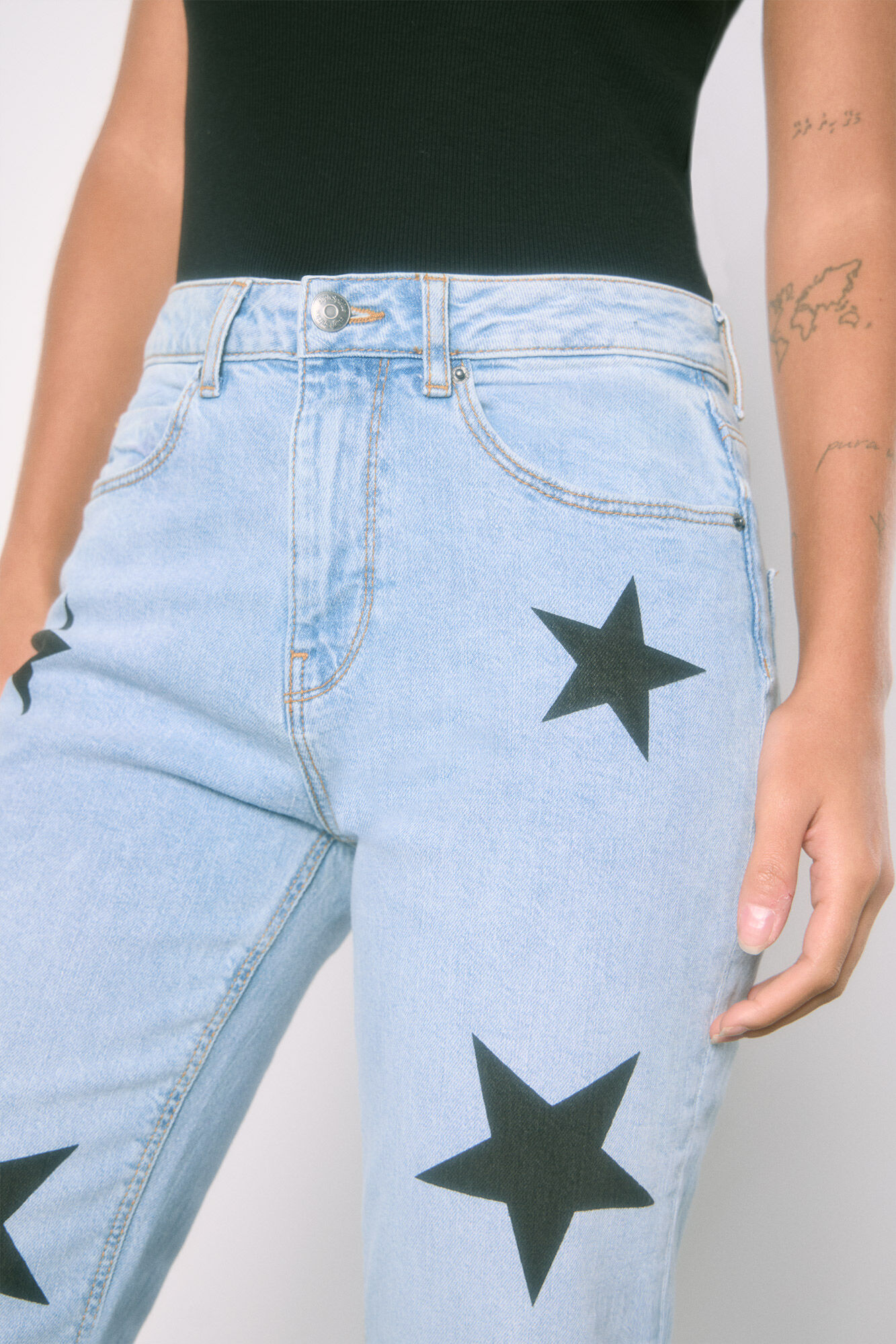 High Spirits Jeans Straight "Stellar" azul