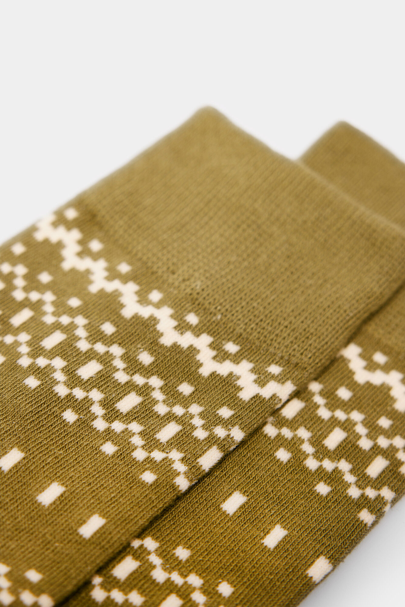 Springfield Calcet&iacute;n jacquard verde verde