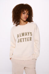 Springfield Sudadera "Slow sundays" beige