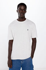 Springfield Playera efecto melange gris claro