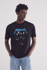 Springfield Playera Metallica negro