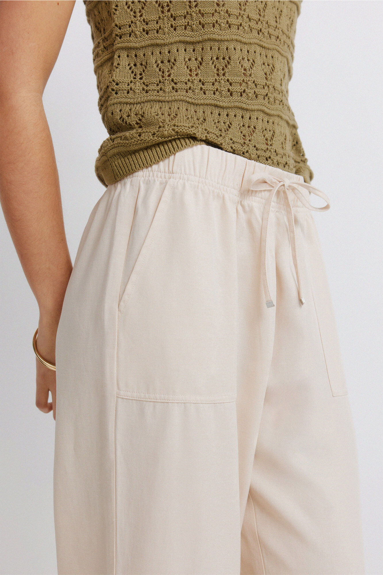 Springfield Pantalones jogger estampado